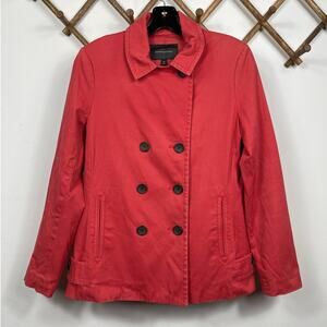 Banana Republic Double Breasted Cotton Jacket Women's Size XS